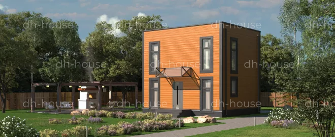 Модульный дом LIGHT 88 в Петропавловске-Камчатском для круглогодичного проживания